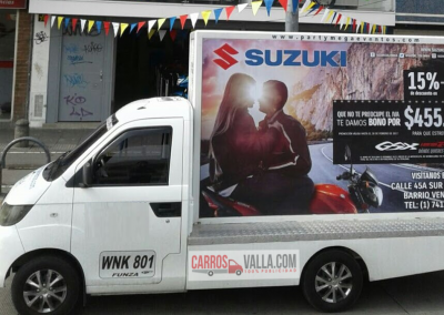 2 carrosvalla.com Carros Valla Locución Agencia BTL Entrega y Exhibición de publicidad.  Sonido profesional, Iluminación, Carpas, Tarimas, Pantallas LED.
